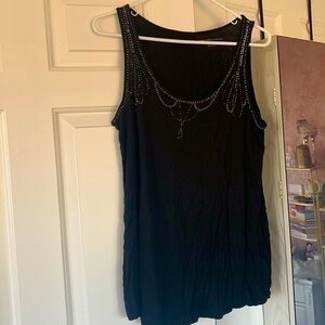 Beaded tank top